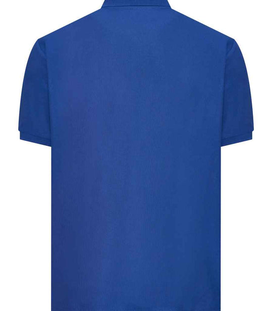 AWDis Academy Senior Piqué Polo Shirt - Royal Blue (AC004) - back