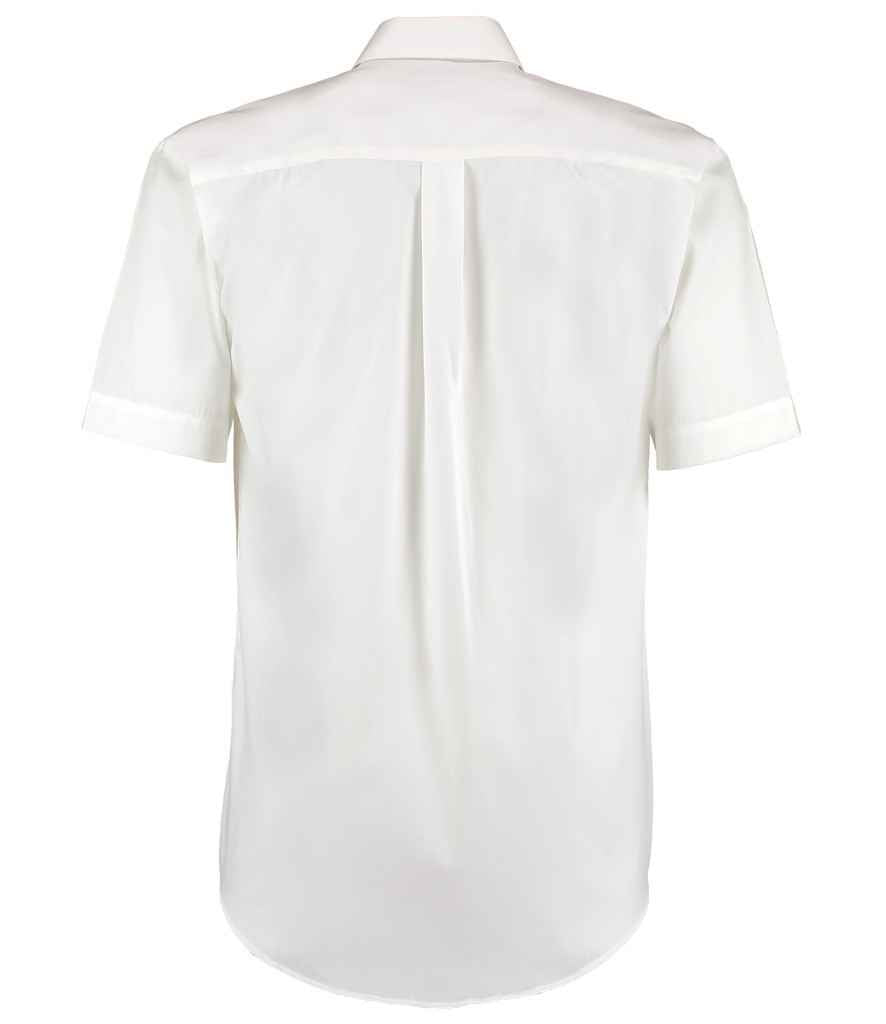 Kustom Kit Premium Short Sleeve Classic Fit Oxford Shirt - BACK