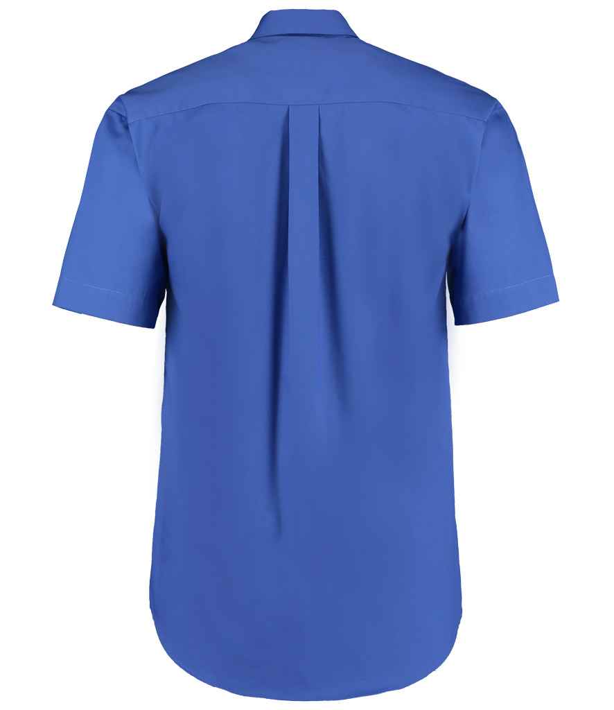 Kustom Kit Premium Short Sleeve Classic Fit Oxford Shirt - BACK