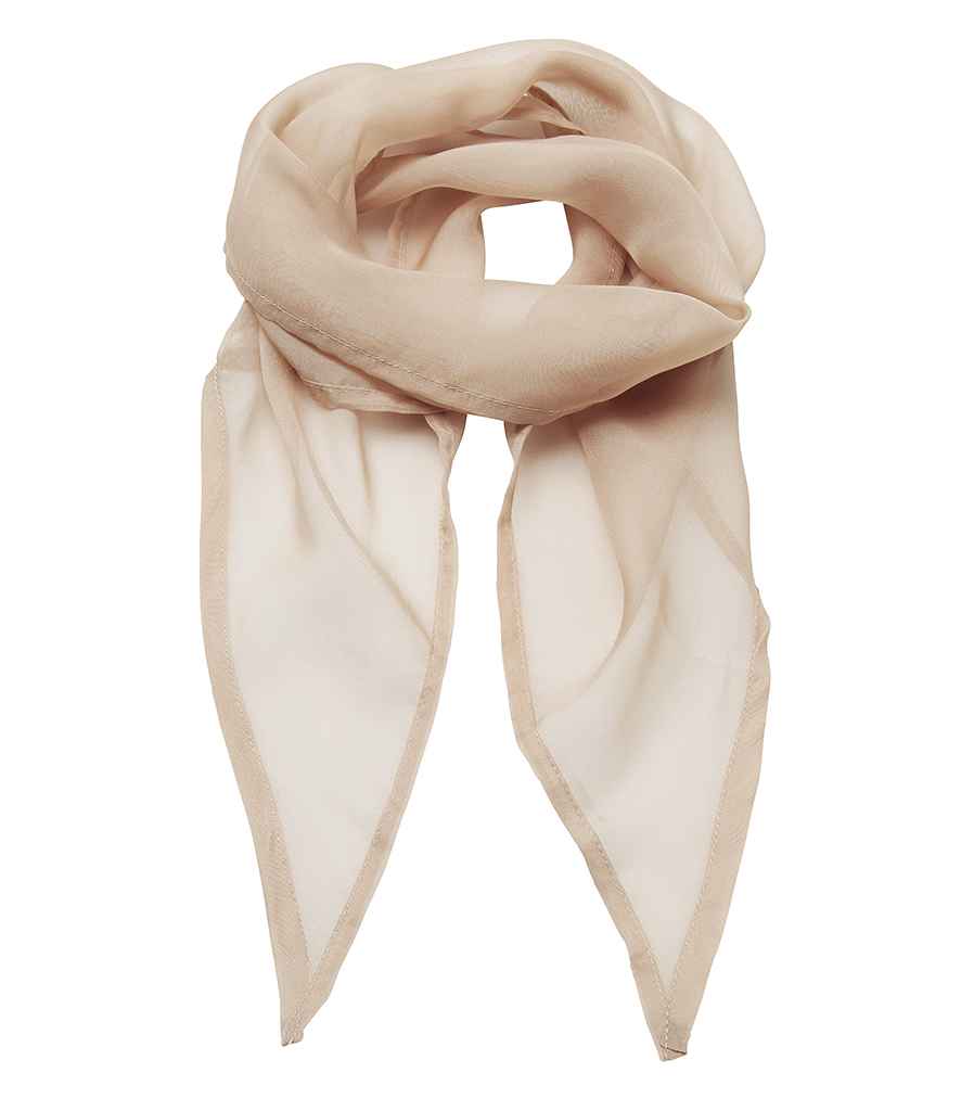 Premier 'Colours' Chiffon Scarf - FRONT