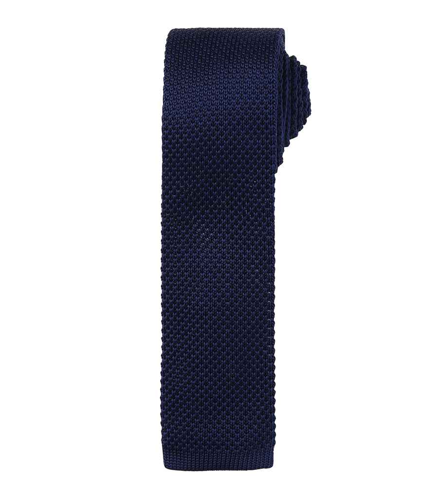 Premier Slim Knitted Tie - FRONT