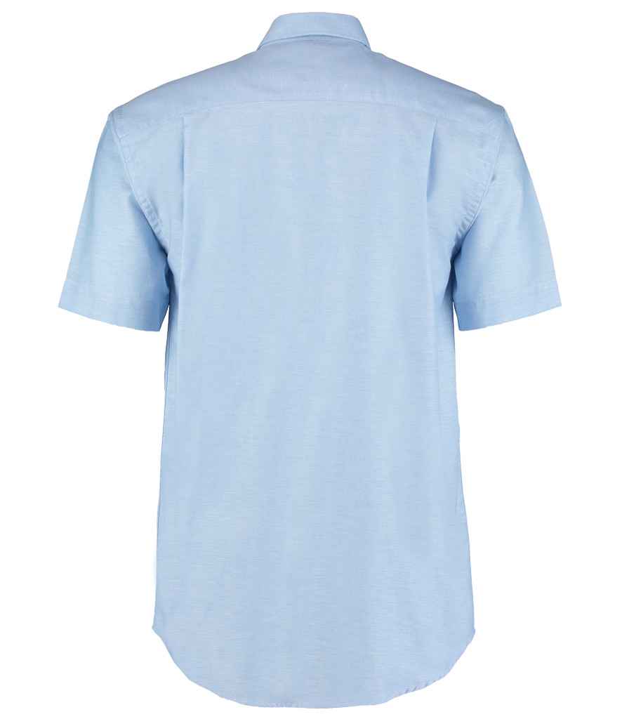 Kustom Kit Short Sleeve Classic Fit Workwear Oxford Shirt - BACK