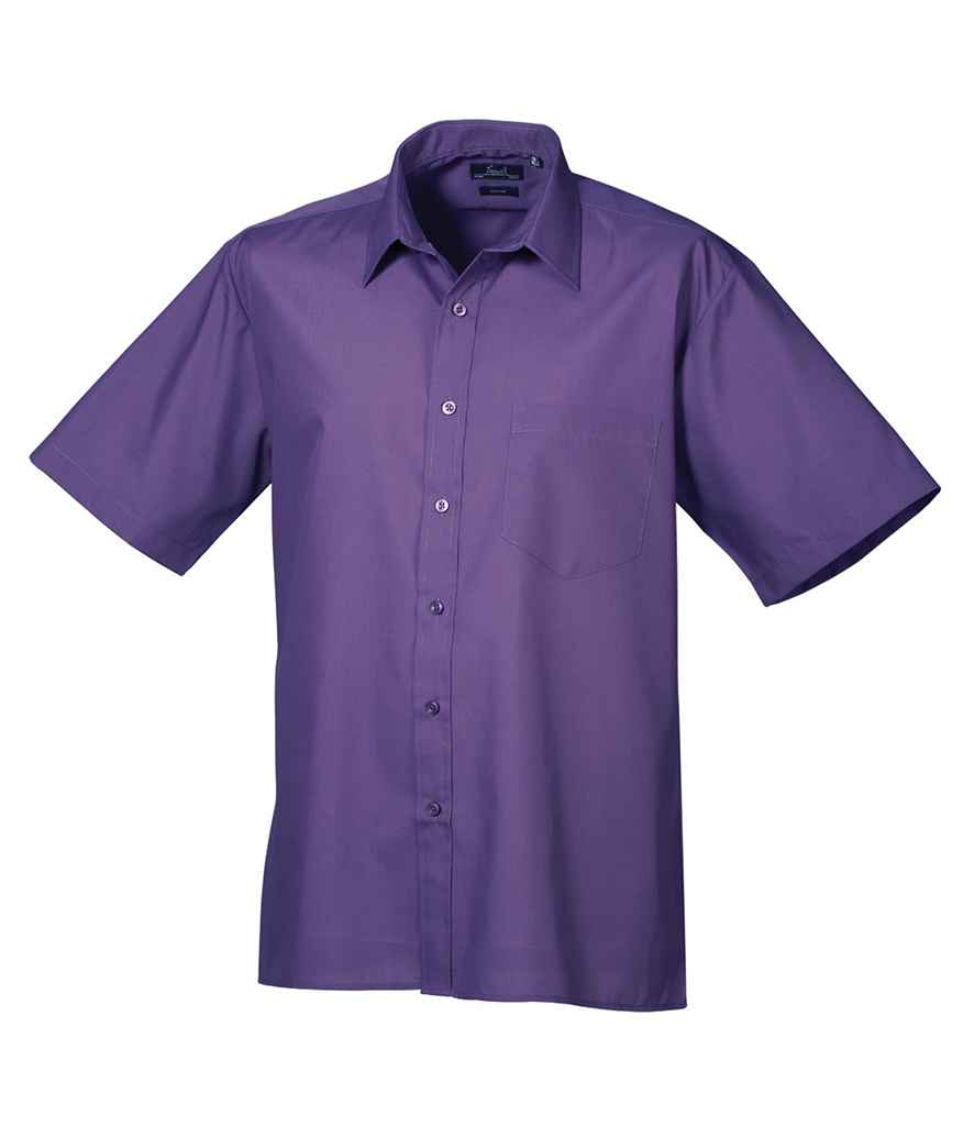 Premier Short Sleeve Poplin Shirt - FRONT