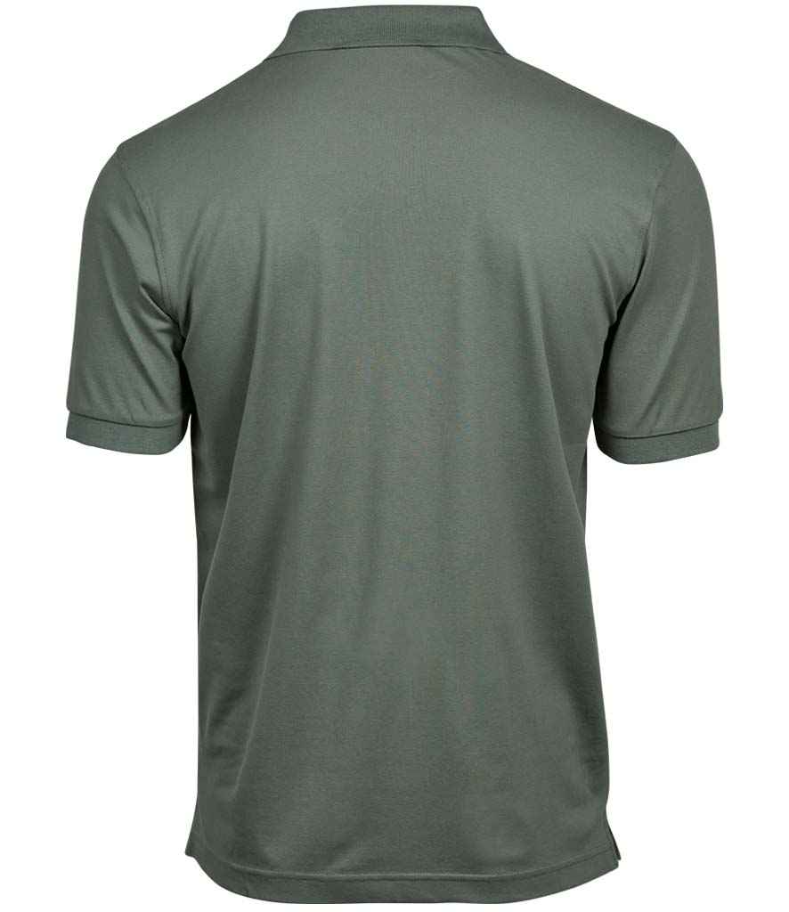 Tee Jays Luxury Stretch Piqué Polo Shirt - BACK