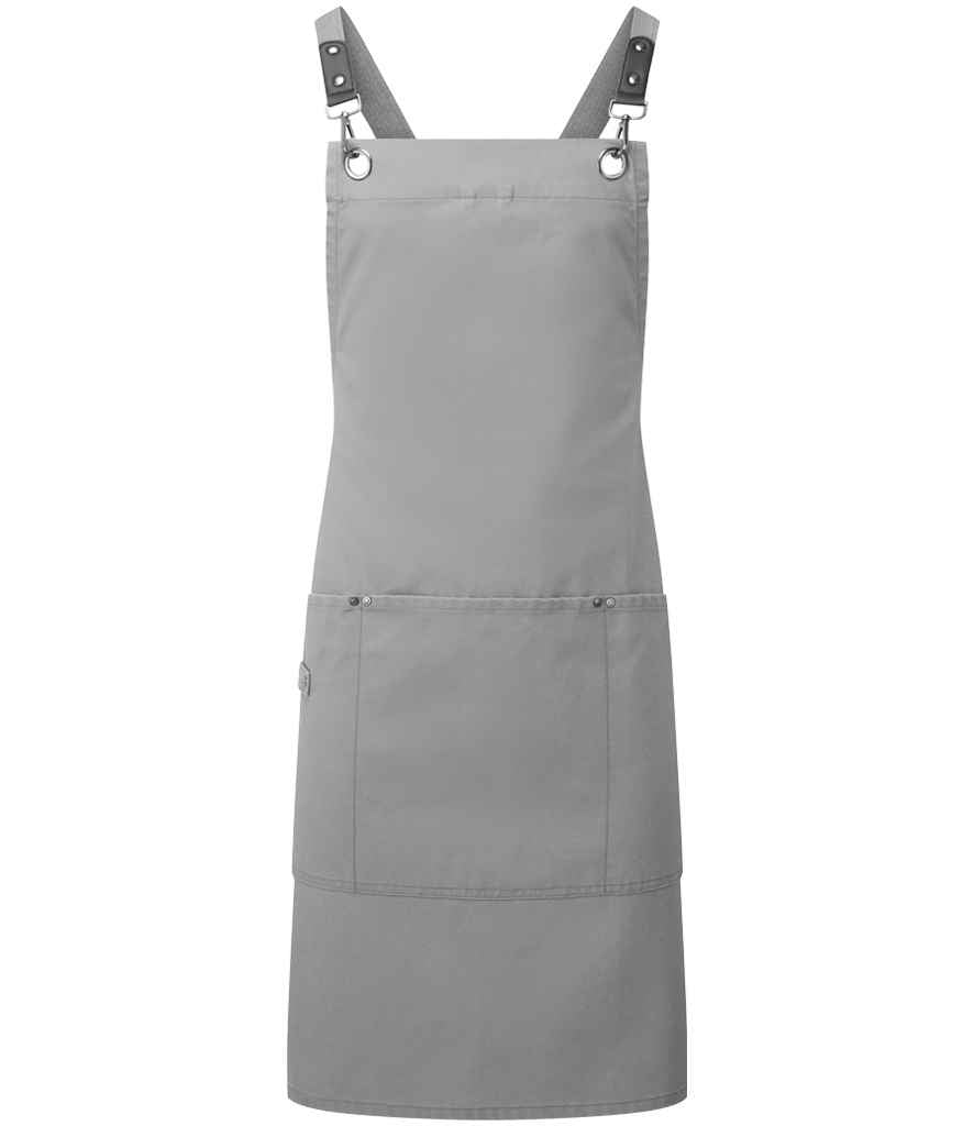 Premier Clip 'n' Clasp Cross Back Bib Apron - FRONT