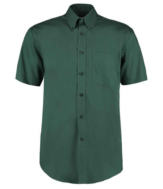 Kustom Kit Premium Short Sleeve Classic Fit Oxford Shirt - FRONT