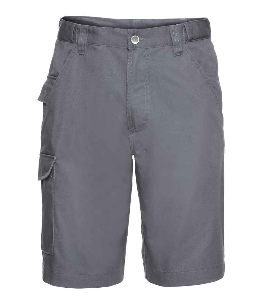 Russell Workwear Poly/Cotton Shorts - Convoy Grey (002M)