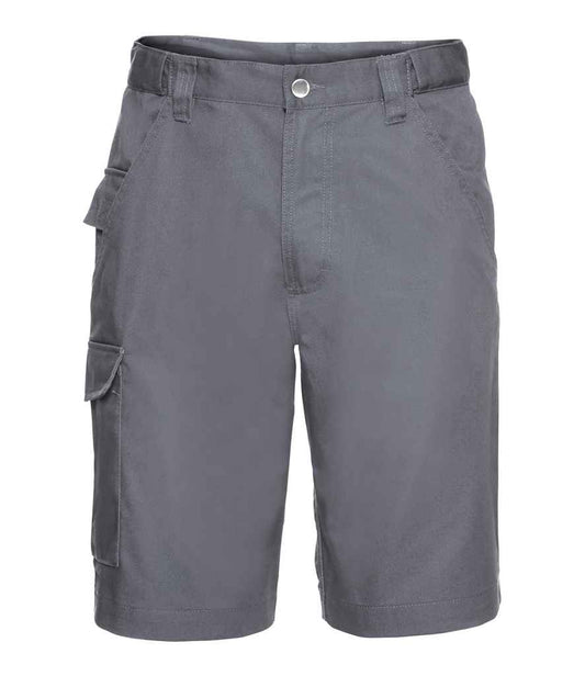 Russell Workwear Poly/Cotton Shorts - Convoy Grey (002M)