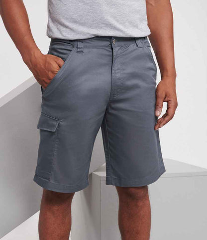 Russell Workwear Poly/Cotton Shorts - Convoy Grey (002M)