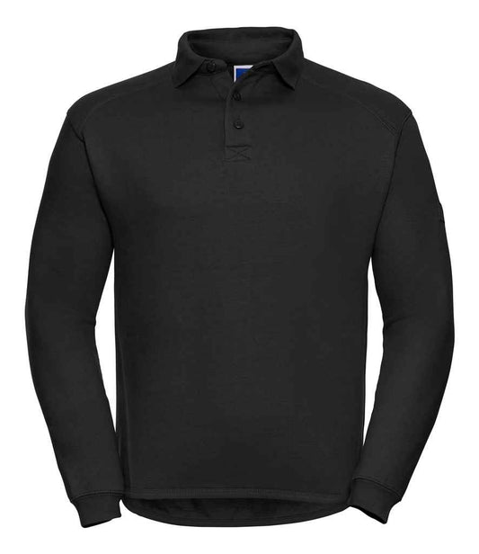 Russell Heavy Duty Collar Sweatshirt - Black (012M)