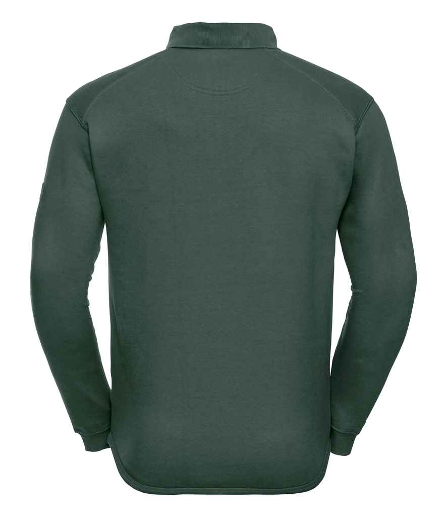 Russell Heavy Duty Collar Sweatshirt - Bottle Green (012M)