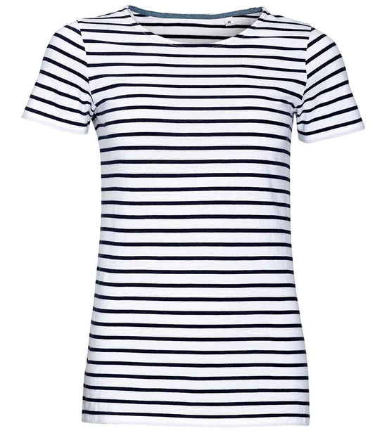 SOL'S Ladies Miles Striped T-Shirt (01399)