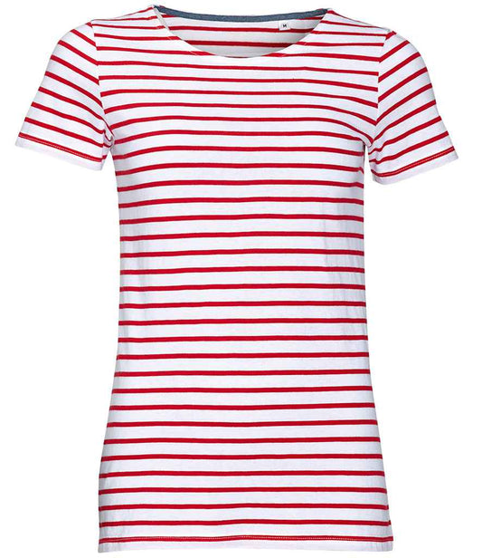 SOL'S Ladies Miles Striped T-Shirt (01399)