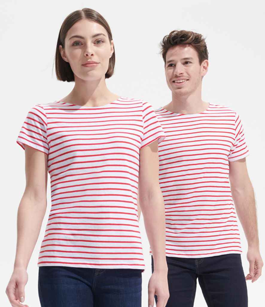 SOL'S Ladies Miles Striped T-Shirt (01399)