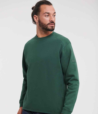 Russell Heavyweight Sweatshirt - Bottle Green (013M)