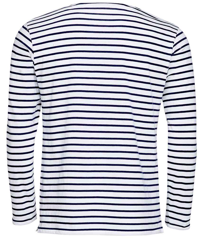SOL'S Marine Long Sleeve Striped T-Shirt (01402)