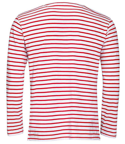 SOL'S Marine Long Sleeve Striped T-Shirt (01402)