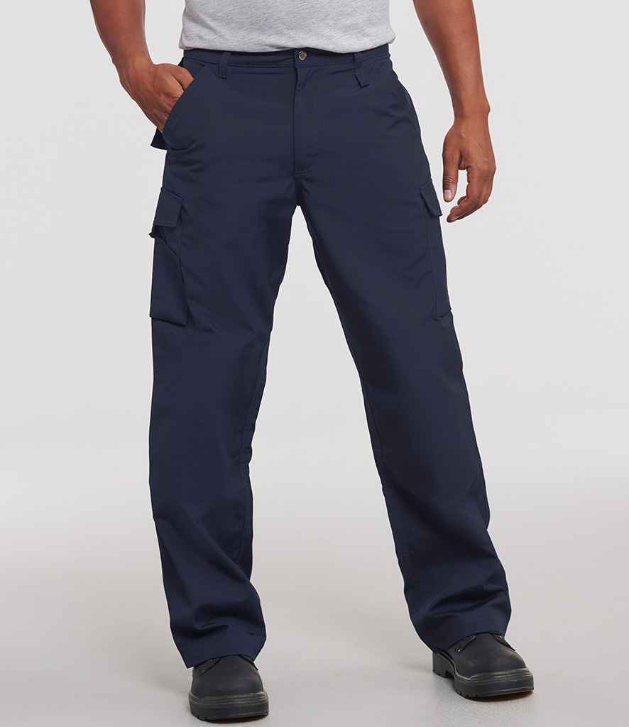 Russell Heavy Duty Work Trousers - French Navy (015M)