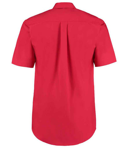 Kustom Kit Premium Short Sleeve Classic Fit Oxford Shirt - BACK