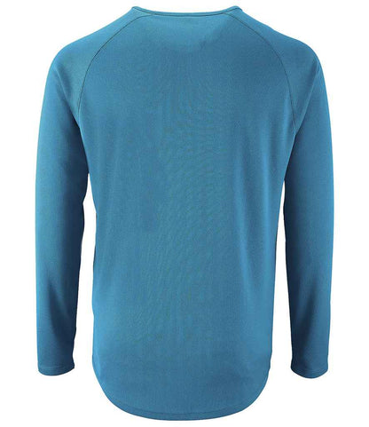 SOL'S Sporty Long Sleeve Performance T-Shirt - Aqua (02071)