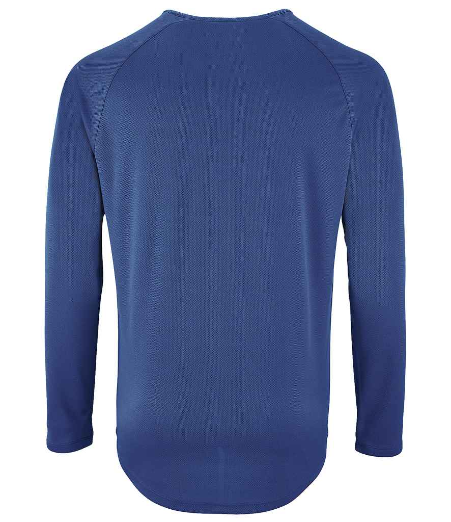 SOL'S Sporty Long Sleeve Performance T-Shirt - Royal Blue (02071)