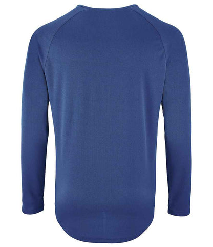 SOL'S Sporty Long Sleeve Performance T-Shirt - Royal Blue (02071)