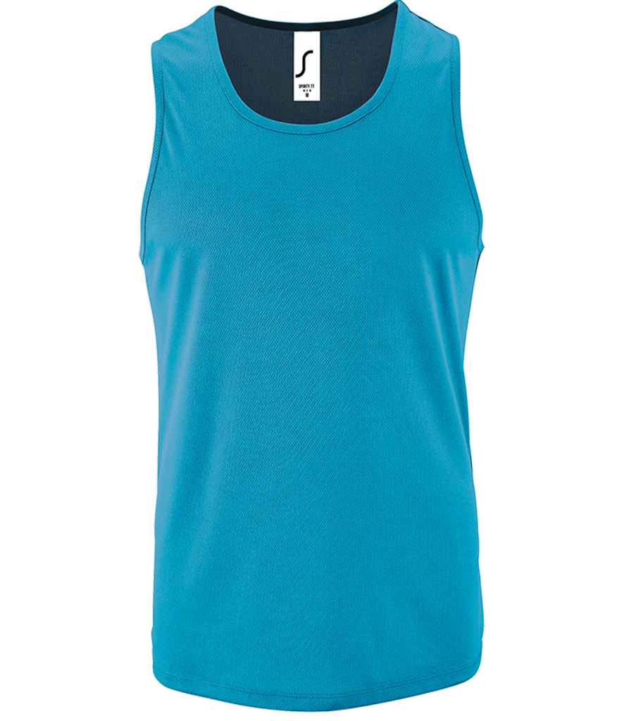 SOL'S Sporty Performance Tank Top - Aqua (02073)