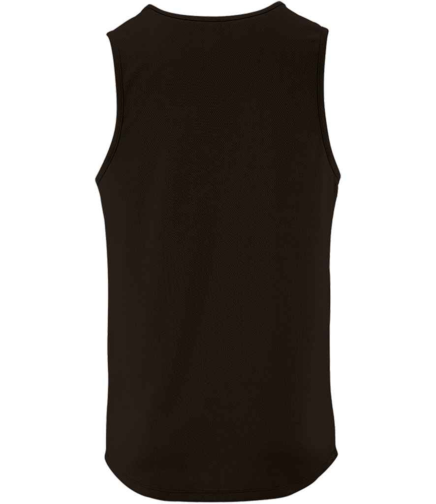 SOL'S Sporty Performance Tank Top - Black (02073)