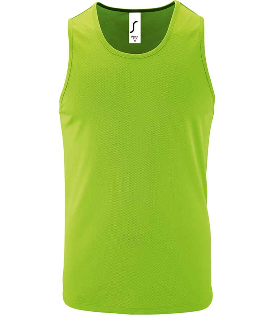 SOL'S Sporty Performance Tank Top - Neon Green (02073)