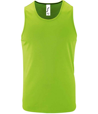 SOL'S Sporty Performance Tank Top - Neon Green (02073)