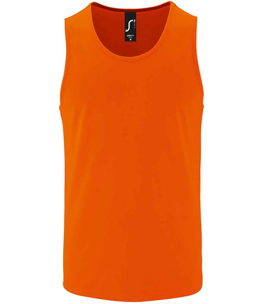 SOL'S Sporty Performance Tank Top - Neon Orange (02073)