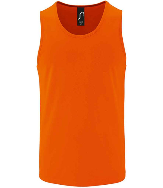 SOL'S Sporty Performance Tank Top - Neon Orange (02073)