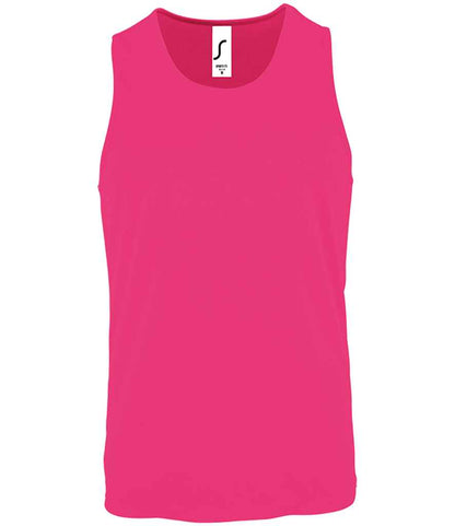 SOL'S Sporty Performance Tank Top - Neon Pink (02073)
