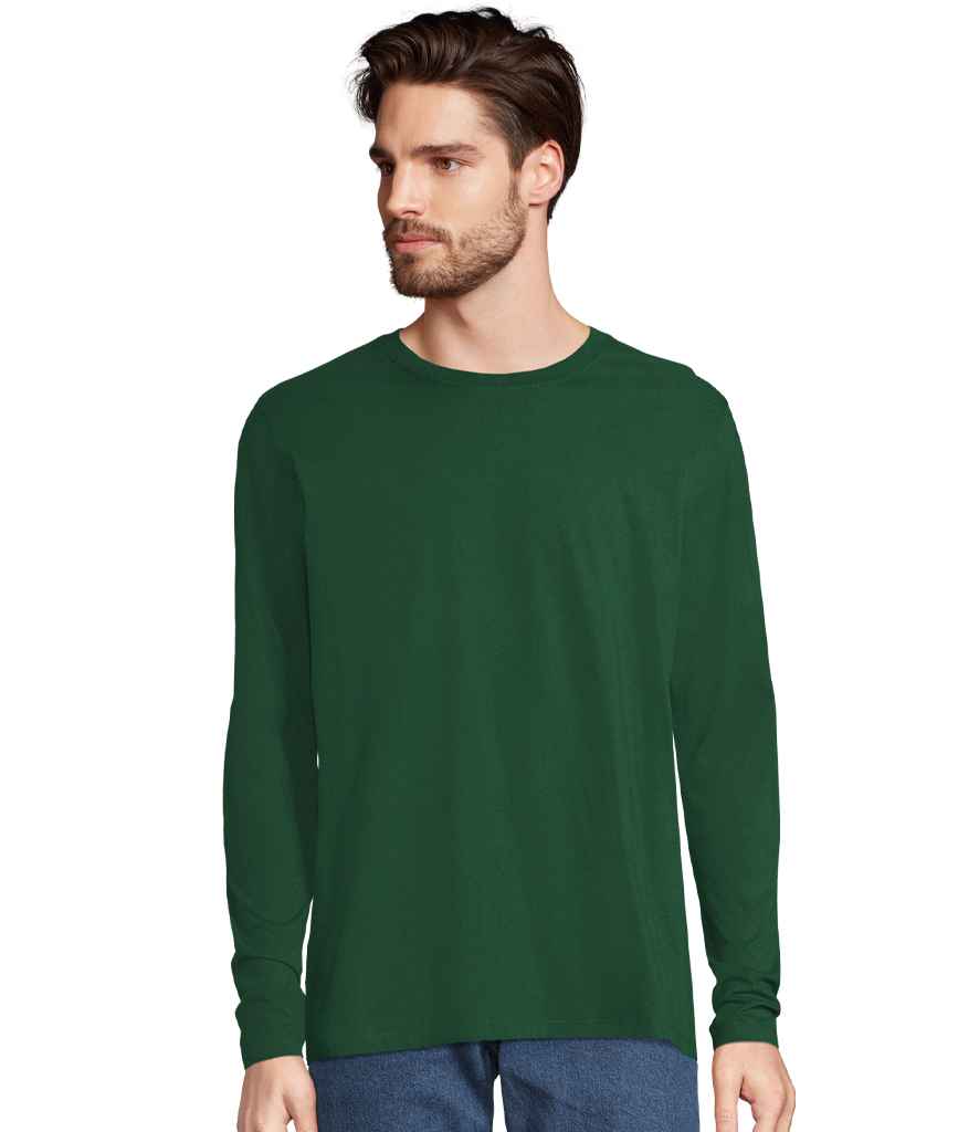 SOL'S Imperial Long Sleeve T-Shirt - Bottle Green (02074)