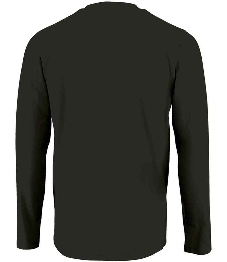 SOL'S Imperial Long Sleeve T-Shirt - Deep Black (02074)