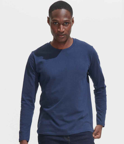 SOL'S Imperial Long Sleeve T-Shirt - French Navy (02074)
