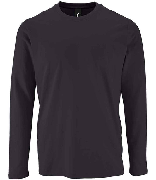 SOL'S Imperial Long Sleeve T-Shirt - Mouse Grey (02074)