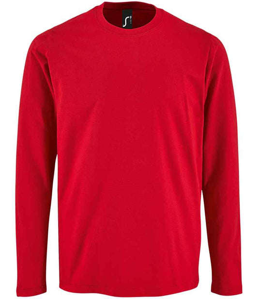 SOL'S Imperial Long Sleeve T-Shirt - Red (02074)