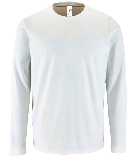SOL'S Imperial Long Sleeve T-Shirt - White (02074)