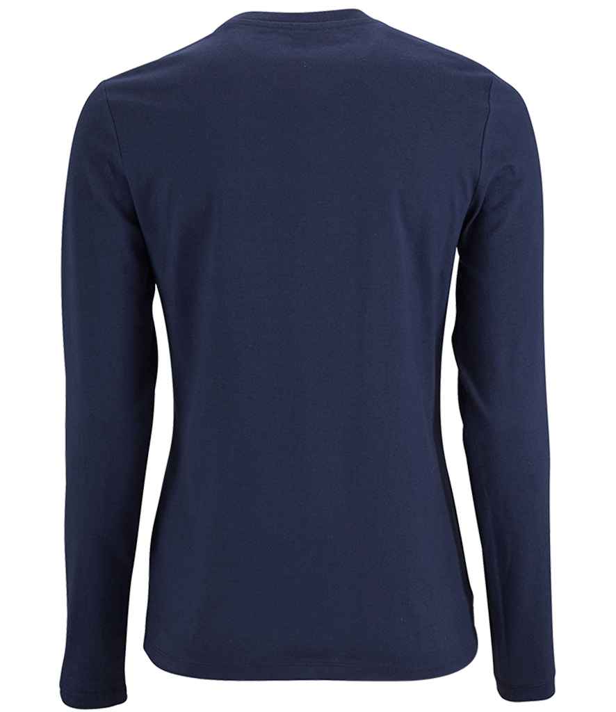 SOL'S Ladies Imperial Long Sleeve T-Shirt - French Navy (02075)