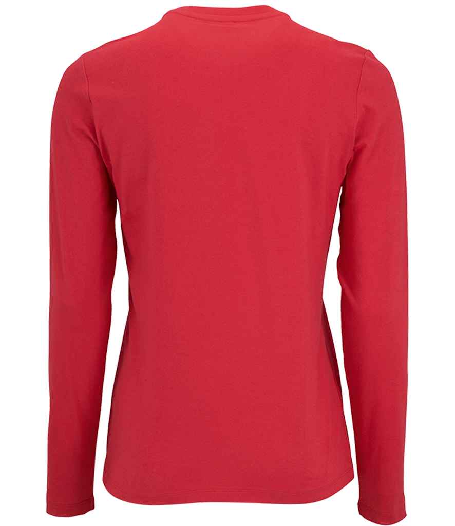 SOL'S Ladies Imperial Long Sleeve T-Shirt - Red (02075)