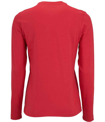 SOL'S Ladies Imperial Long Sleeve T-Shirt - Red (02075)