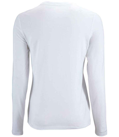 SOL'S Ladies Imperial Long Sleeve T-Shirt - White (02075)