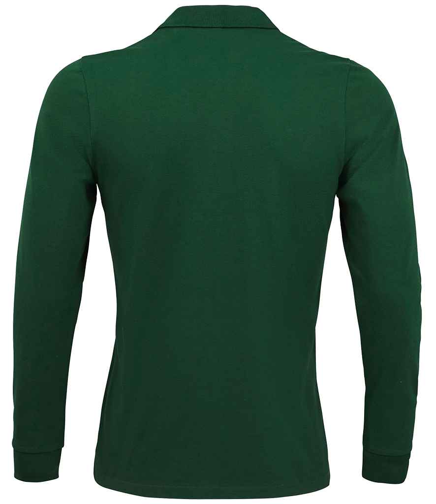 SOL'S Perfect Long Sleeve Piqué Polo Shirt - Bottle Green (02087)