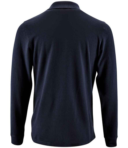 SOL'S Perfect Long Sleeve Piqué Polo Shirt - French Navy (02087)