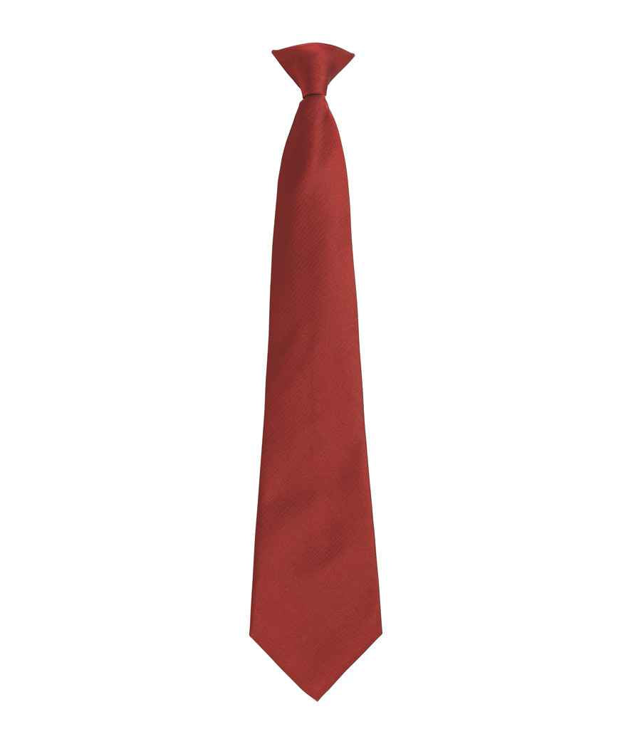 Premier 'Colours' Fashion Clip Tie (PR785) - FRONT