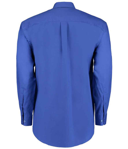Kustom Kit Premium Long Sleeve Classic Fit Oxford Shirt - BACK