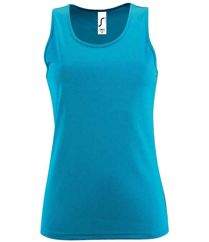 SOL'S Ladies Sporty Performance Tank Top - Aqua (02117)