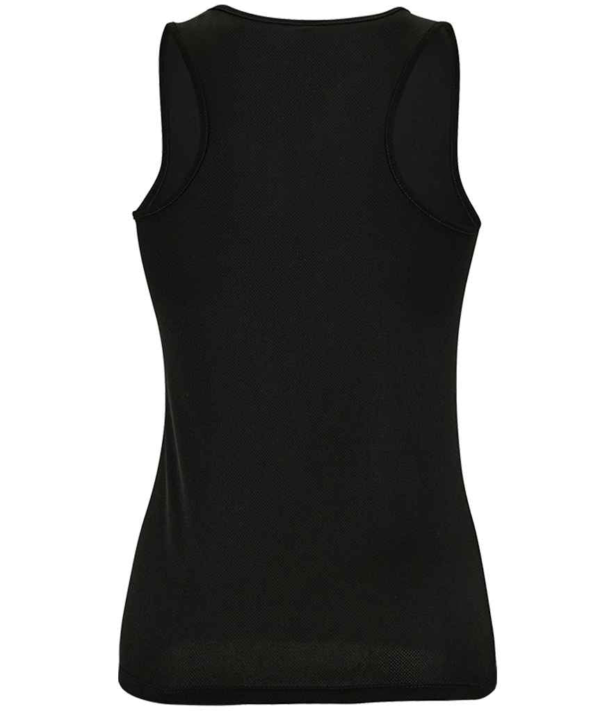 SOL'S Ladies Sporty Performance Tank Top - Black (02117)