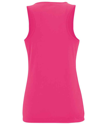 SOL'S Ladies Sporty Performance Tank Top - Neon Pink (02117)